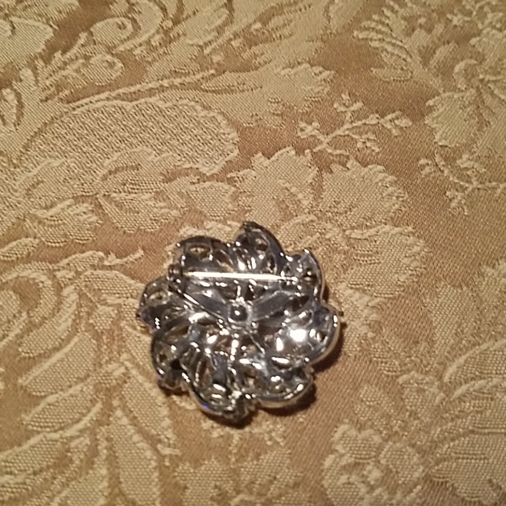 Vintage Rhinestone Brooch - Picture 2 of 2